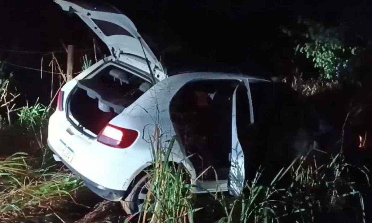 O homem roubado no Espírito Santo mas foi capturado em Minas Gerais -  (crédito: Polícia Militar de Minas Gerais)