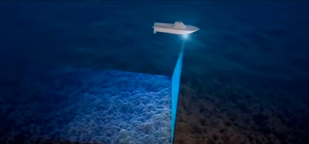 Uma das pesquisas no Triângulo das Bermudas é com uso de sonar. O equipamento permite verificar as profundezas do mar. O mapeador lança ondas sonoras e os sinais revelam a forma e a profundidade do assoalho oceânico. 