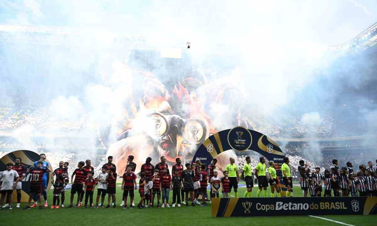 Flamengo e Atlético disputaram a finalíssima da Copa do Brasil de 2024 na Arena MRV -  (crédito: Alexandre Guzanshe/EM/D.A Press)