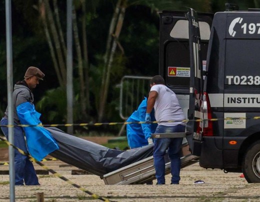 Francisco Wanderley Luiz realizou um atentado a bomba na área externa do Supremo Tribunal Federal (STF) no dia 13 de novembro  -  (crédito: Fabio Rodrigues-Pozzebom/Agência Brasil)