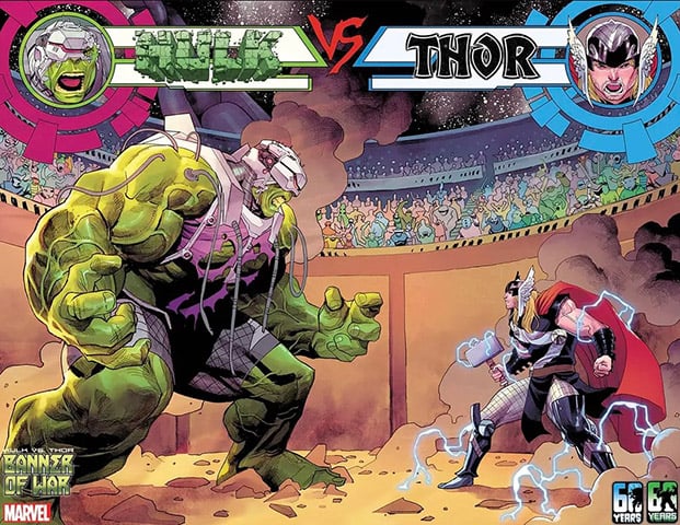 Em 2022, celebrando os 60 anos de Hulk e de Thor,, a Marvel lançou uma série de quadrinhos com os dois. Uma delas é 