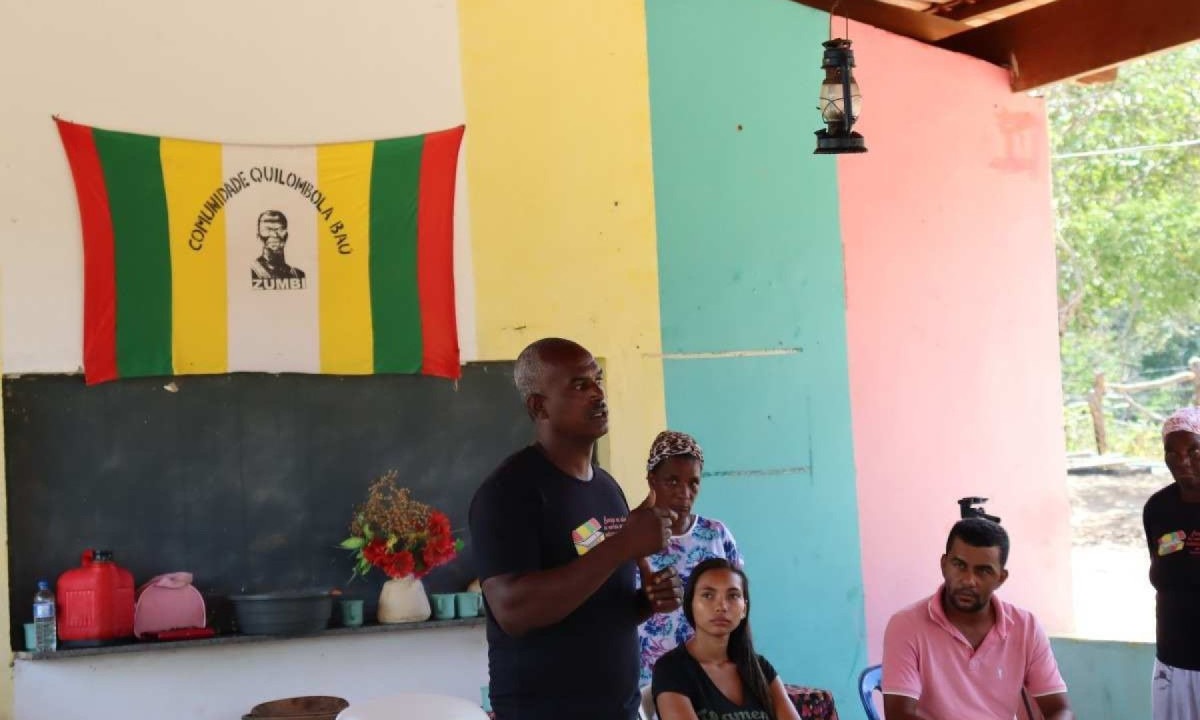 Disparos contra comunidade do Quilombo do Baú, em Araçuaí, aconteceram após divulgação do Relatório Técnico de Identificação e Delimitação (RTID), documento fundamental  para regularização fundiária -  (crédito: PPDH-MG / Acervo)