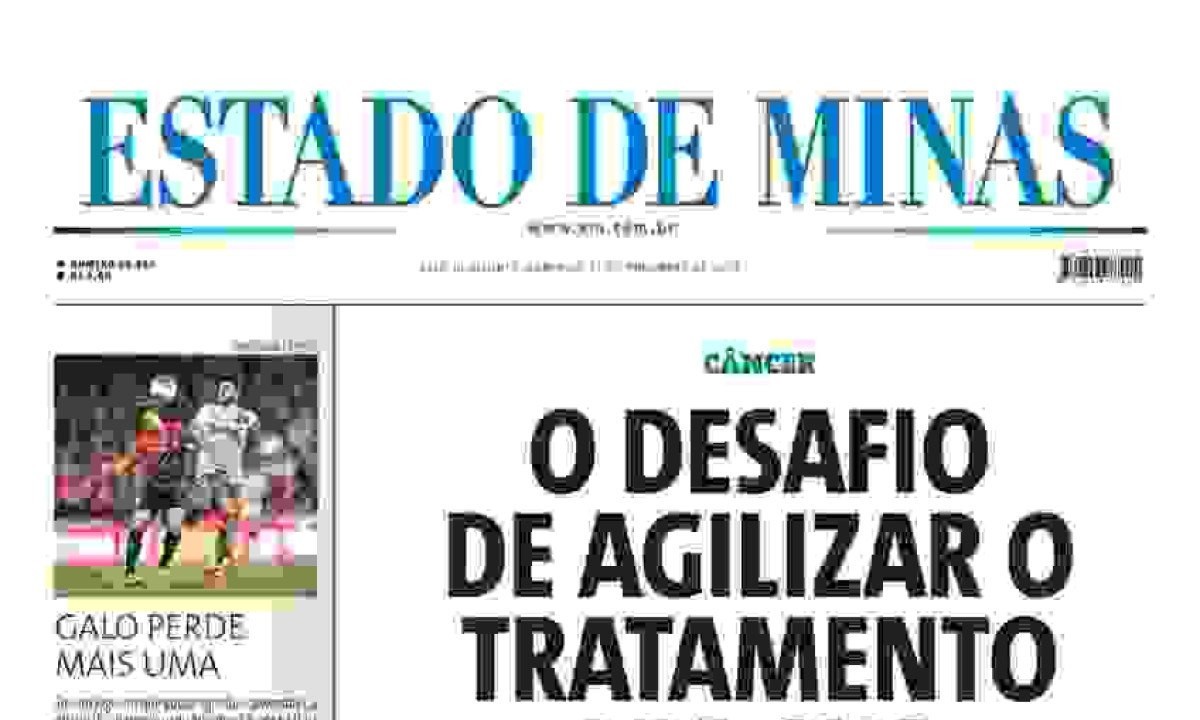 Confira a capa do Estado de Minas do dia 17/11/2024 -  (crédito: Estado de Minas)