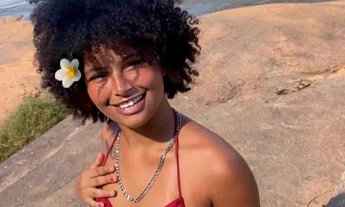 Thainara de 18 anos estava grávida de quatro meses e morreu defendendo o irmão de policiais -  (crédito: Reprodução/Redes Sociais)