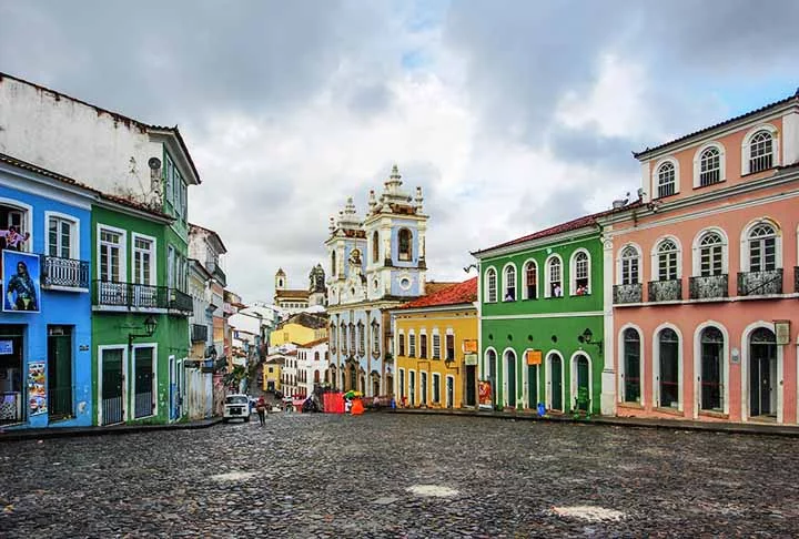 SALVADOR (BA)-O Pelourinho e a Cidade Alta de Salvador são famosos por suas construções coloniais coloridas. Um patrimònio conhecido internacionalmente e que recebe muitos turistas. 