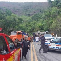 Acidente com morte interdita estrada na Região Central de MG por 5 horas - Sala de Imprensa/CBMMG