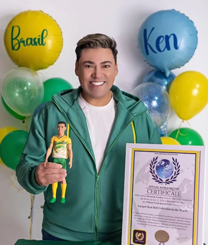 Dono da maior coleção de bonecos Ken do mundo, brasileiro quer aumentar acervo - Reprodução/Instagram