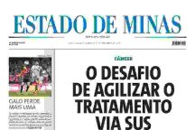 Confira a capa do Estado de Minas do dia 17/11/2024