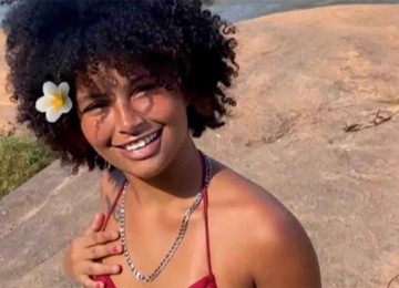 Thainara de 18 anos estava grávida de quatro meses e morreu defendendo o irmão de policiais -  (crédito: Reprodução/Redes Sociais)