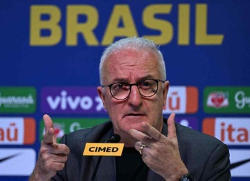 Dorival Júnior comanda a Seleção Brasileira nas Eliminatórias para a Copa do Mundo de 2026 -  (crédito: Mauro PIMENTEL/AFP)