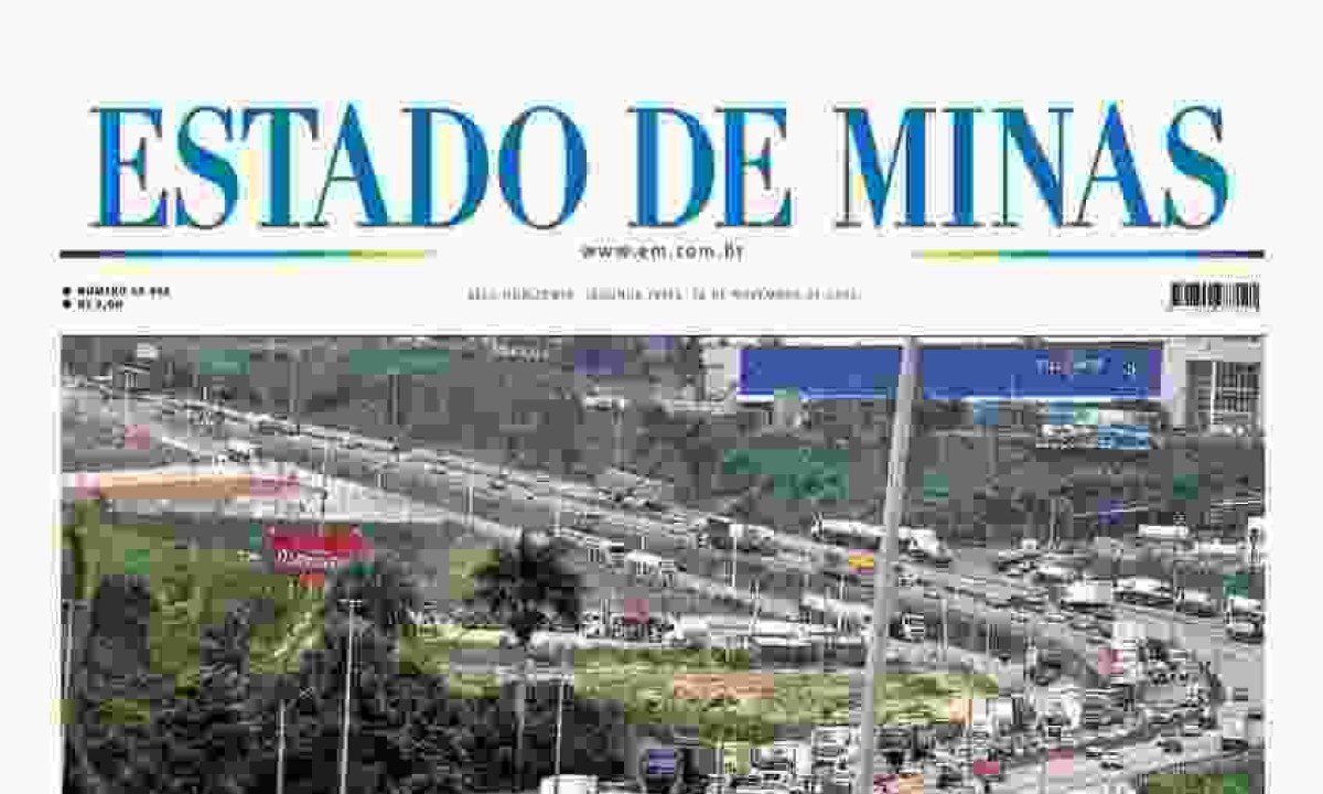 Confira a capa do Estado de Minas do dia 18/11/2024 -  (crédito: Estado de Minas)