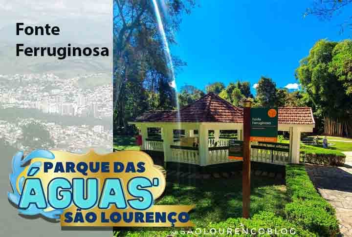 A Fonte Ferruginosa por conter muito ferro é boa para combater anorexia, anemia e astenia.