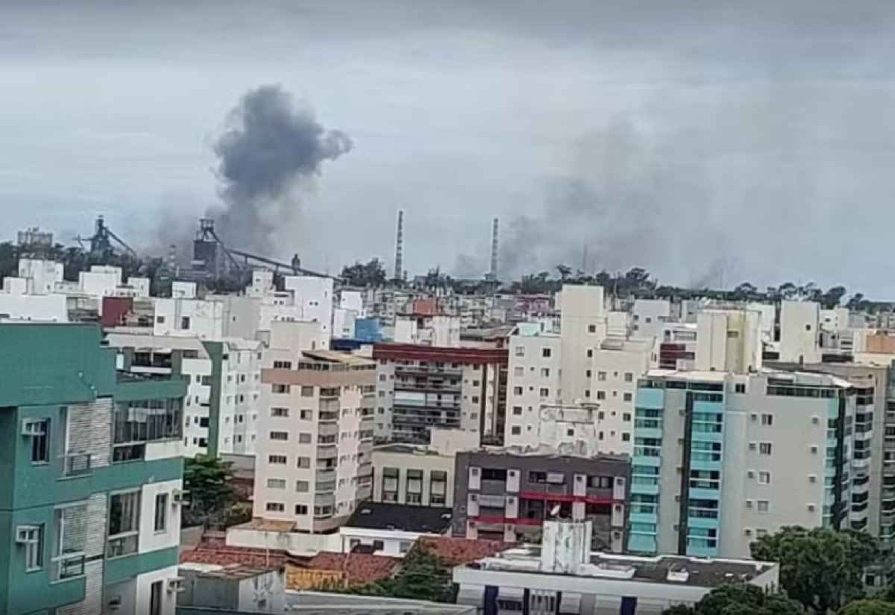 Explosão em usina assusta moradores no ES