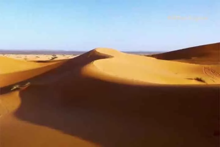 As dunas estelares, como a Lala Lallia, possuem enormes formações, podendo chegar a centenas de metros de altura. 
