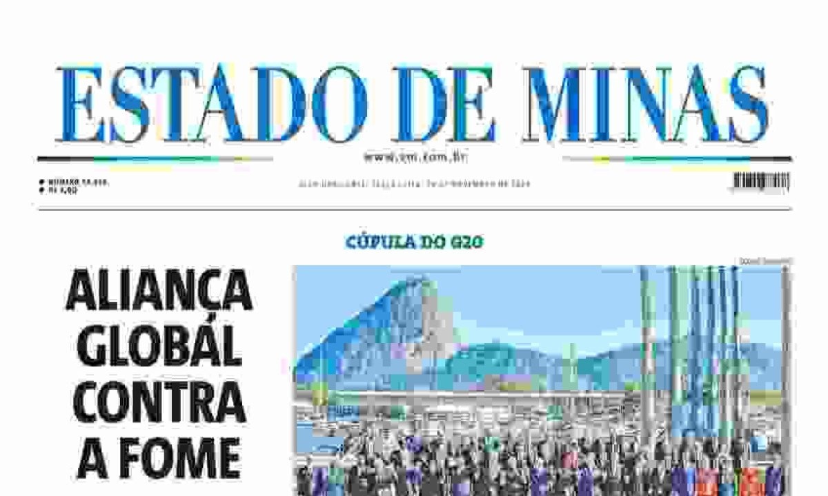 Confira a capa do Estado de Minas do dia 19/11/2024 -  (crédito: Estado de Minas)