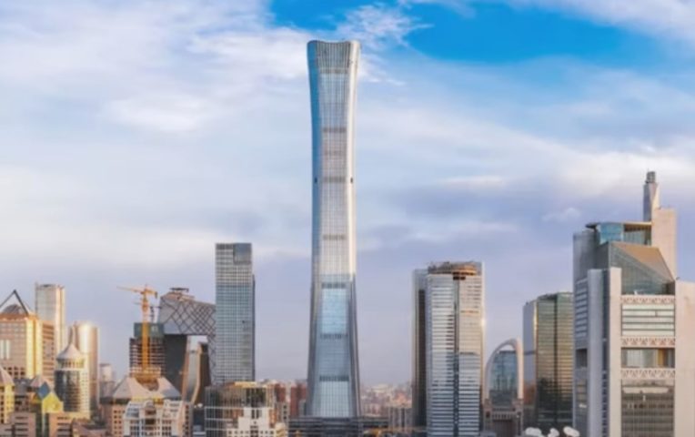 China Zun - Fica em Pequim, capital da China. Tem 518 metros. Inaugurado em 2018. 