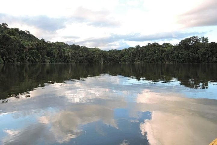 Lagos, rios e praias amazônicas, além de serem destinos turísticos muito procurados, também costumam ser locais de banho para muitas pessoas que querem se refrescar.