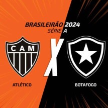 Atlético e Botafogo se encontram antes da final da Libertadores  -  (crédito: Foto: Arte Jogada10)