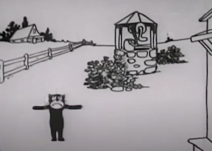 O Gato Félix (Felix the Cat) fez sua primeira aparição em Feline Follies, um curta de animação de 1919, produzido pela Pat Sullivan Studios. O personagem foi um dos primeiros ícones da animação.