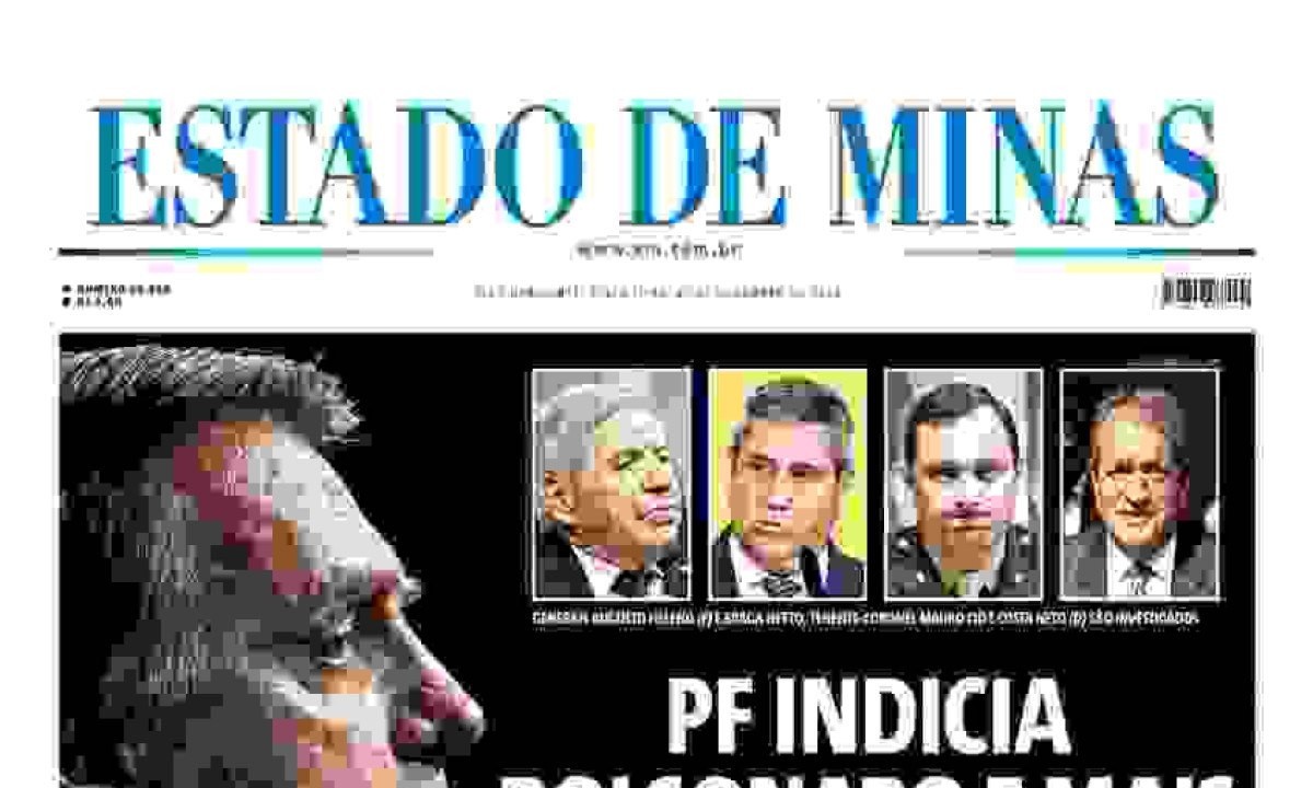 Confira a capa do Estado de Minas do dia 22/11/2024 -  (crédito: Estado de Minas)