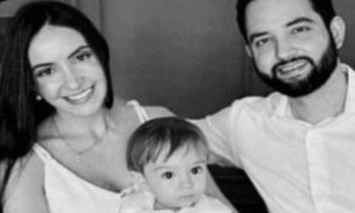 As vítimas fatais do acidente na BR-262 foram a médica radiologista Renata Moreira Camargos, o médico neurologista Edward Camargos Júnior e Eduardo Camargos, de filho do casal -  (crédito: Divulgação / Santa Casa de Araxá)
