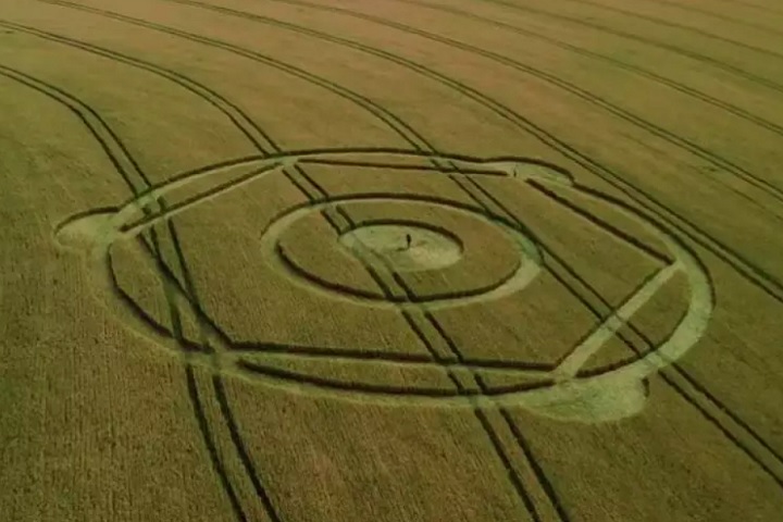 Marca misteriosa intriga em plantação no sul do Brasil