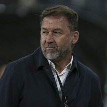  SAO PAULO, BRAZIL - JULY 16: Augusto Melo, President of Corinthians looks on during the match between Corinthians and Criciuma at Neo Quimica Arena on July 16, 2024 in Sao Paulo, Brazil. (Photo by Ricardo Moreira/Getty Images)
     -  (crédito:  Getty Images)