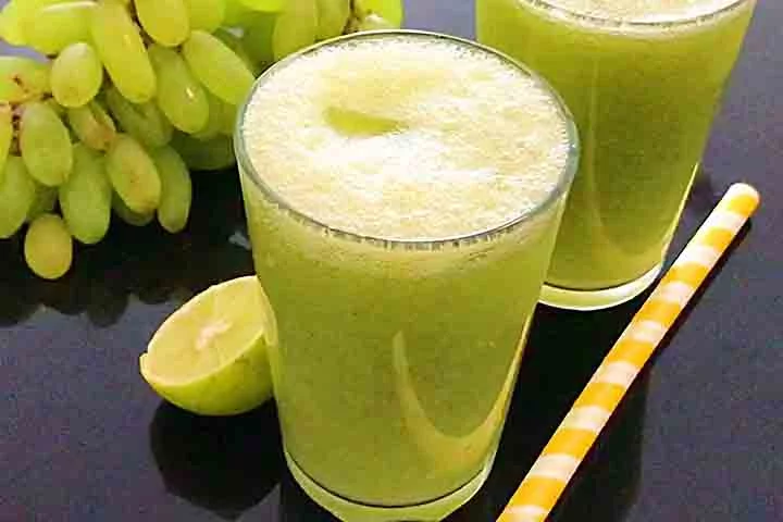 Um copo de suco de uva integral tem aproximadamente 140 kcal. Apesar de apresentar alto valor calórico, a bebida é rica em antioxidantes e anti-inflamatórios que estimulam as células a não armazenar gordura.