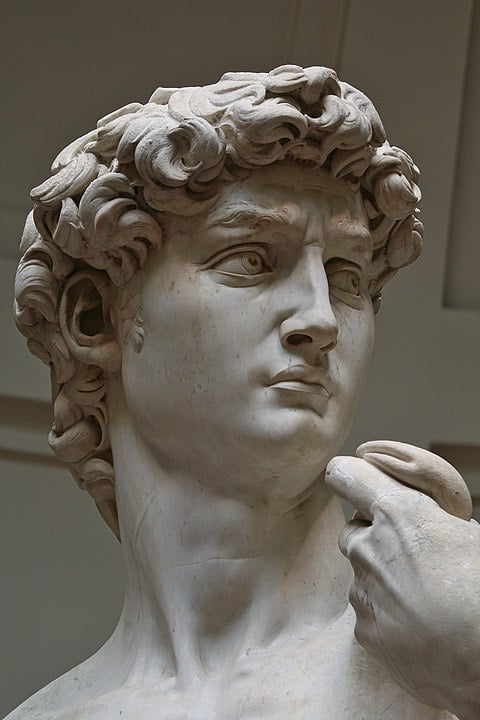 O gênio de Michelangelo já havia causado assombro outras vezes. Em 8/9/1504, a estátua de David foi exibida pela primeira vez. Dá pra imaginar o espanto das pessoas ao verem obra tão perfeita, em frente ao Palazzo della Signoria, sede do governo de Florença na época..