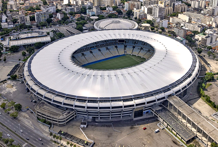 O Rio de Janeiro, aliÃ¡s, tambÃ©m tem uma estrutura esportiva invejÃ¡vel. A cidade Ã© a Ãºnica da AmÃ©rica do Sul que sediou duas finais de Copa do Mundo, ambas no MaracanÃ£ (1950 e 2014). 