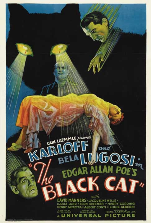 7) Pôster de “O Gato Preto” (1934); Maior valor de venda: US$ 286,8 mil, em 2007.