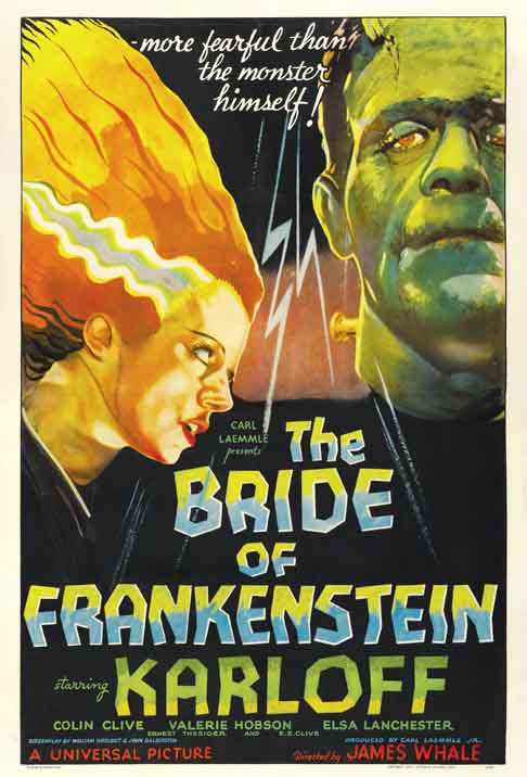 5) Pôster de “A Noiva de Frankenstein” (1935); Maior valor de venda: US$ 334,6 mil, em 2007.