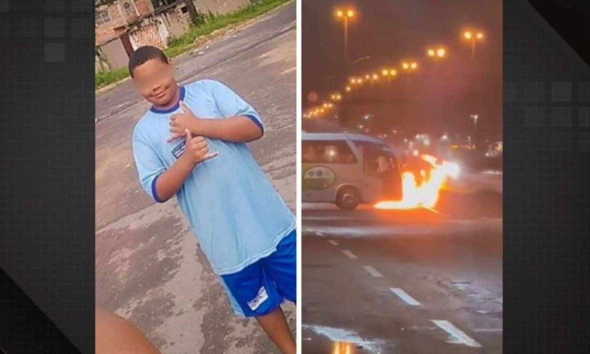 Menino foi ferido por bala perdida em confronto de bandidos com a polícia no RJ -  (crédito: Reprodução/Redes sociais)