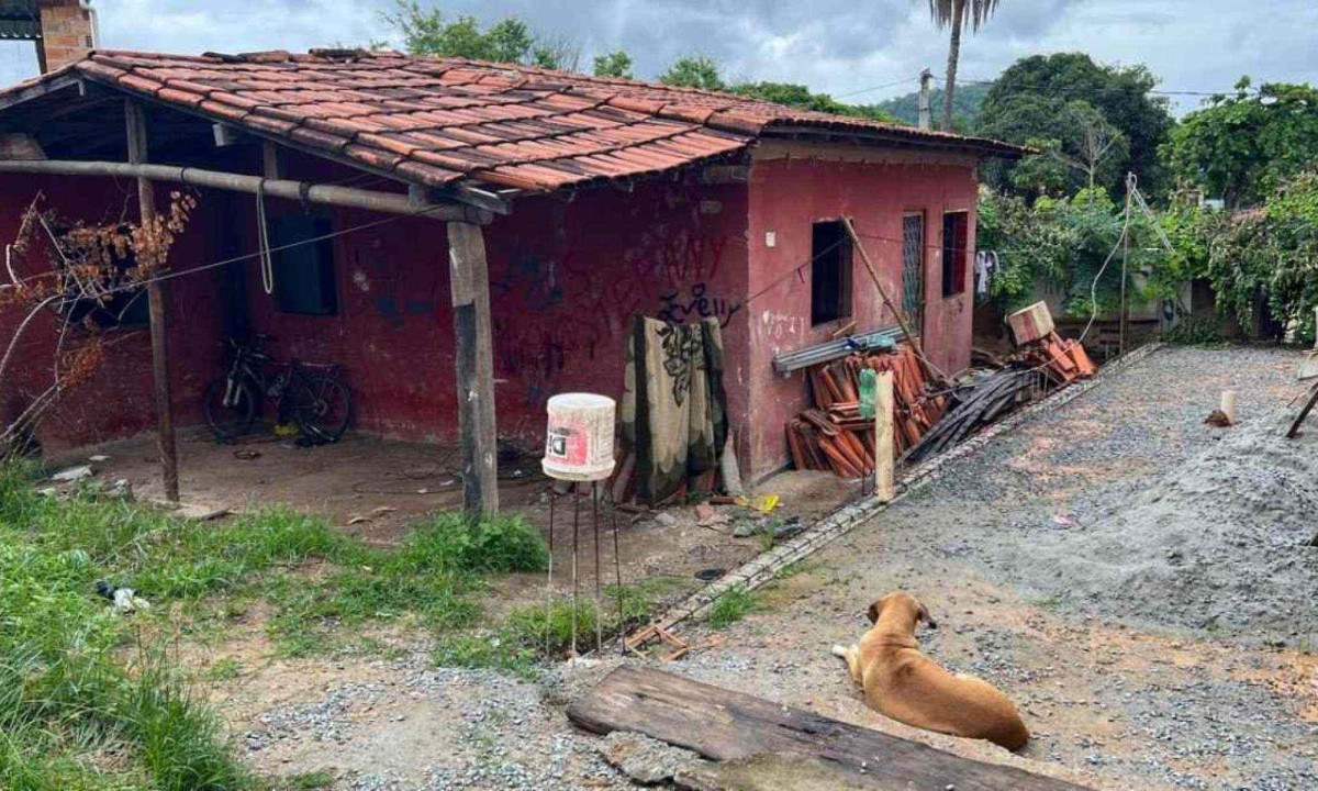 A família vive no bairro Olaria, em Santa Luzia -  (crédito: Edésio Ferreira / EM./D.A.Press)