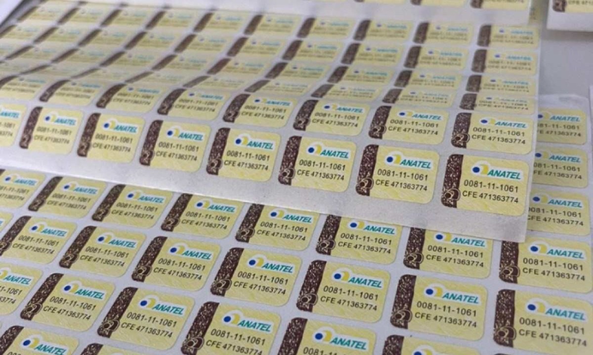 Os homens foram autuados por receptação, falsificação de selo ou sinal público, e comercialização de produtos com uso de propaganda enganosa -  (crédito: Polícia Civil de Minas Gerais / PCMG)