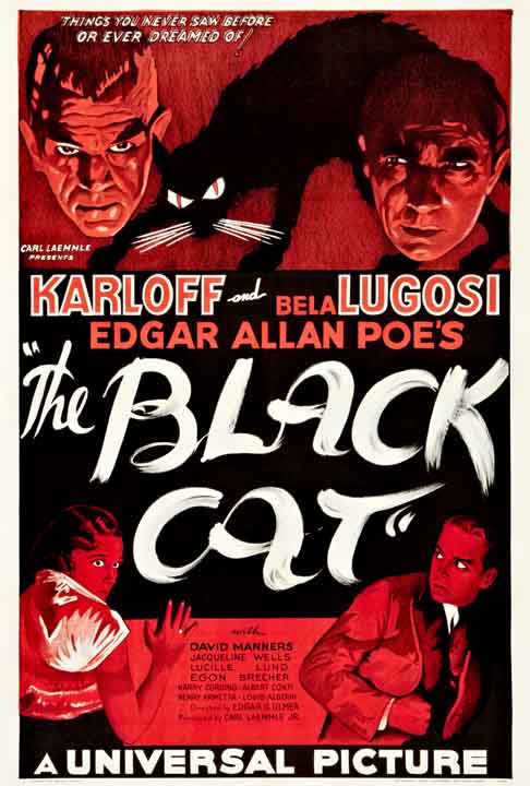 4) Pôster de “O Gato Preto” (1934); Maior valor de venda: US$ 334,6 mil, em 2009.