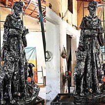 Fortaleza ganha escultura do santo que inspirou nome do Papa -  Divulgação