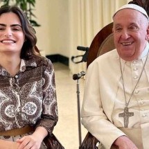 Papa Francisco recebe atriz trans de 'Bebê Rena' - Instagram