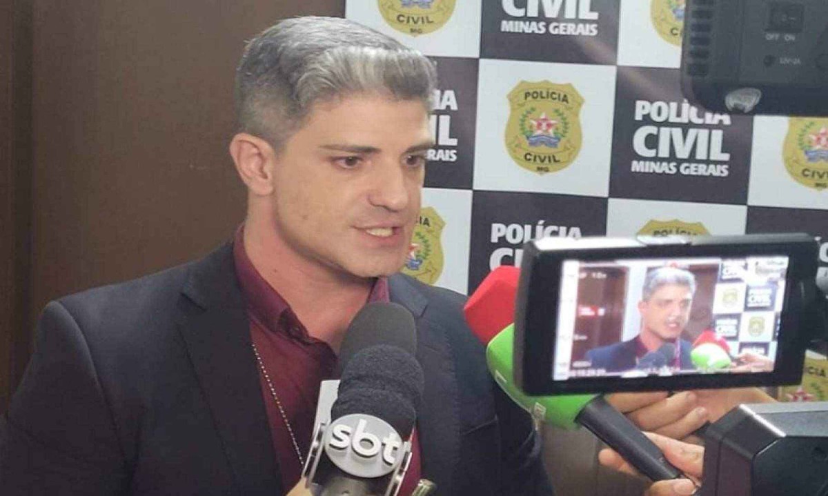 Delegado Rafael Boechat espera encontrar novas vítimas do mecânico -  (crédito: PCMG)