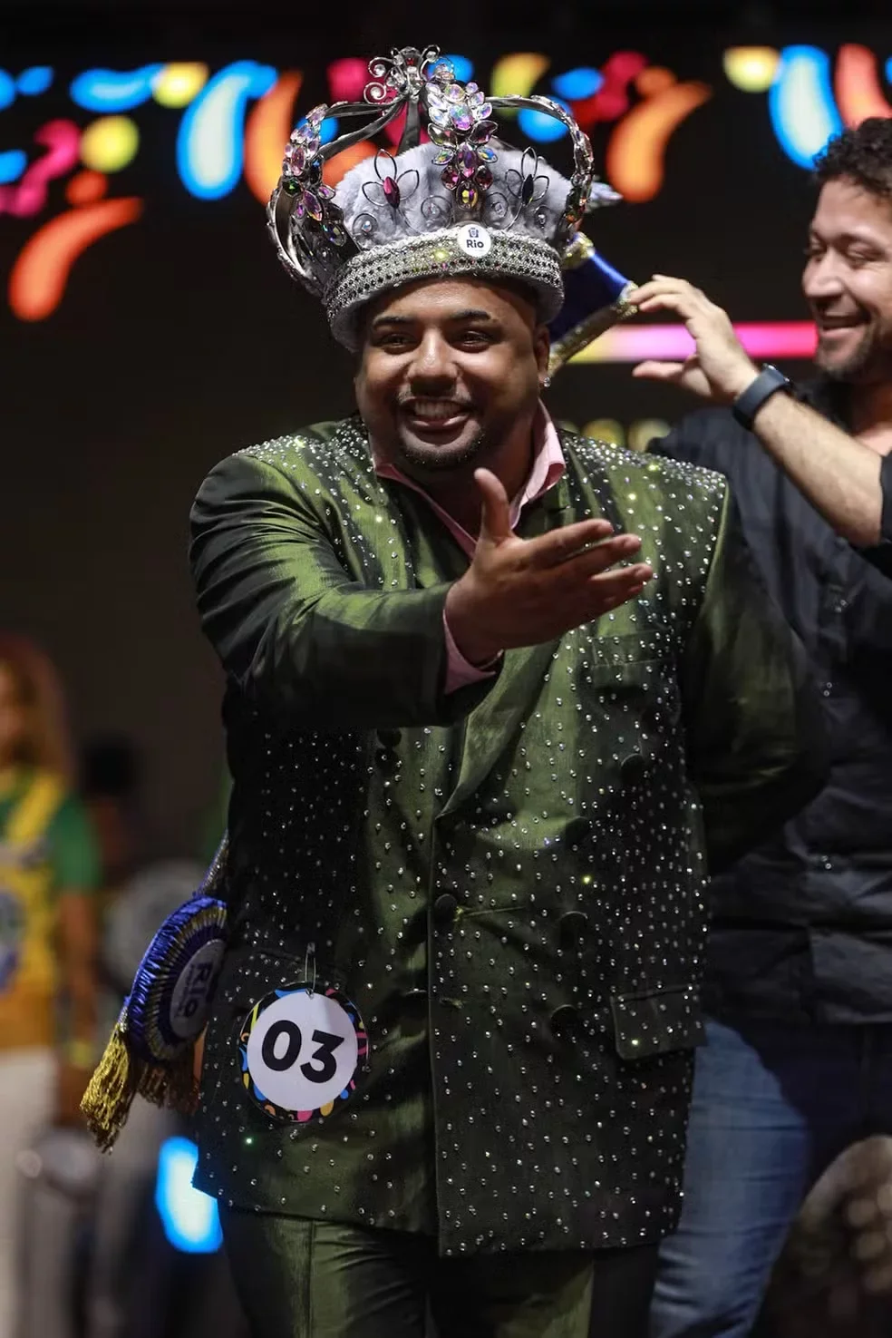 Rei Momo do carnaval 2025 é eleito no Rio de Janeiro; figura folclórica tem longa história na folia - Divulgação Fernando Maia/ Riotur 