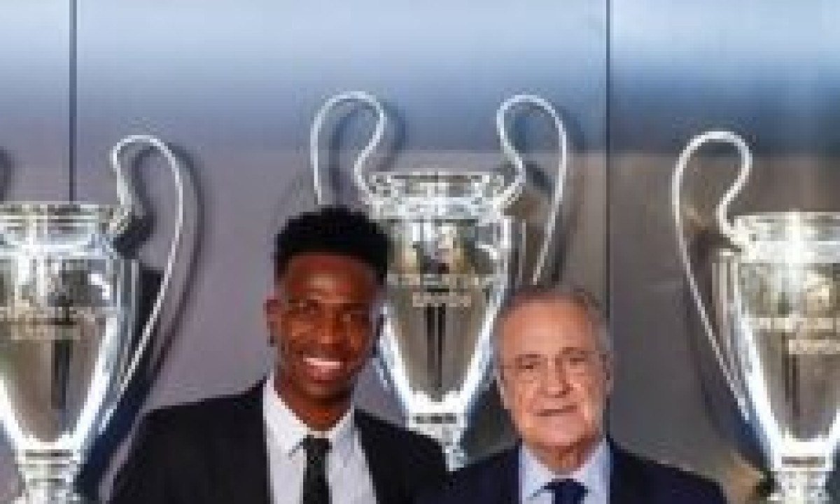 Presidente do Real Madrid critica votação da Bola de Ouro e manda recado para Vini Jr -  (crédito: No Ataque Internacional)