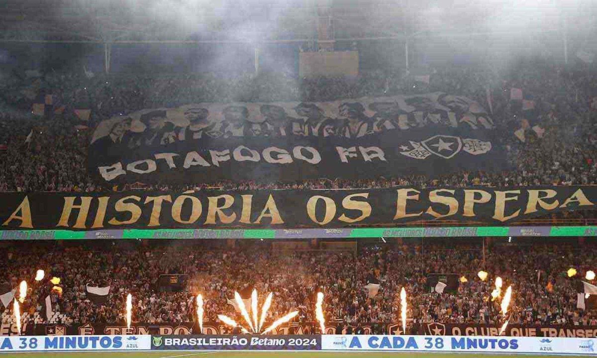 A torcida do Botafogo espera que o time finalmente chegue a um título neste ano, depois de 'bater na trave' nos anteriores -  (crédito: Vitor Silva/Botafogo)