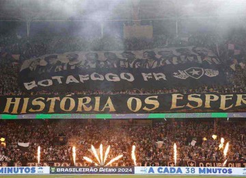 A torcida do Botafogo espera que o time finalmente chegue a um título neste ano, depois de 'bater na trave' nos anteriores -  (crédito: Vitor Silva/Botafogo)