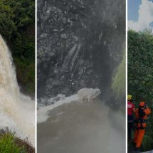 Vídeo: bombeiros resgatam boi em cachoeira de Minas - 8&ordm; BBM/Divulga&ccedil;&atilde;o