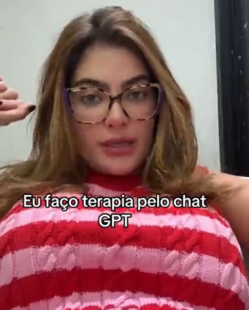 Um exemplo veio da influenciadora brasileira Sarah Costa, que detalhou em seu TikTok como utiliza o ChatGPT para sessões de terapia.