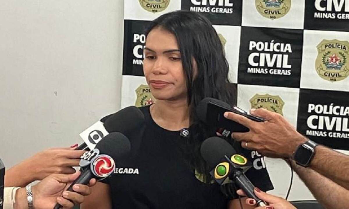 A delegada Ariadne Elloise Coelho conta que o crime foi cometido com resquícios de crueldade -  (crédito: PCMG)