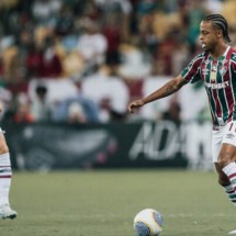 Keno em jogo do Fluminense contra o Fortaleza, no Maracanã -  (crédito: Foto: LUCAS MERÇON / FLUMINENSE F.C.)