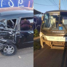 Grande BH: motorista inabilitada entra na contramão e bate em ônibus - Transcon