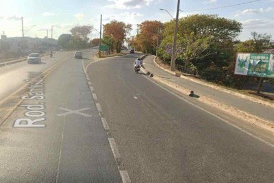 Local onde o crime ocorreu, em Governador Valadares -  (crédito: Reprodução / Google Street View)