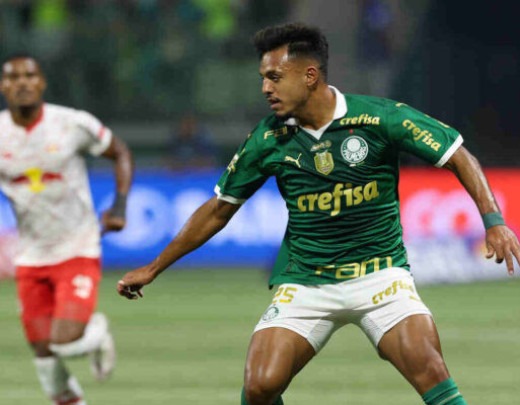 GABRIEL MENINO - Entrou no lugar de Estêvão e pouco apareceu na partida. Nota: 5. (Foto: Cesar Greco/Palmeiras)